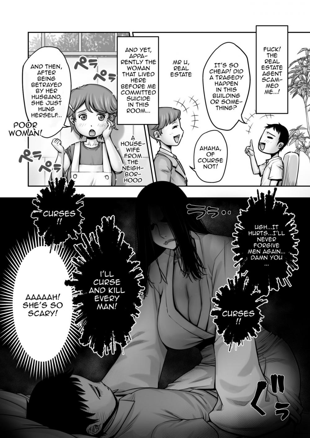 Hentai Manga Comic-The Results Of a Virgin Guy Fucking a Female Ghost That Haunts His Room-Read-3